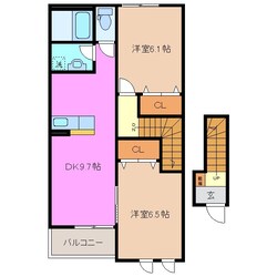 フェアリーの物件間取画像